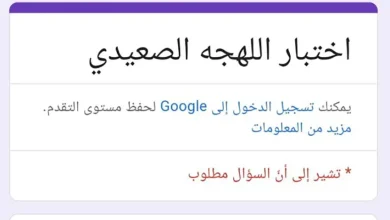 اختبار اللهجة الصعيدية